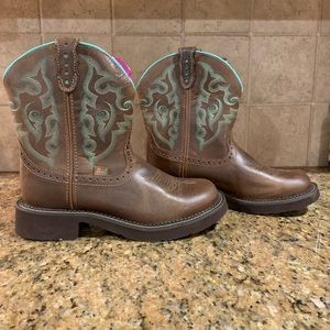 Justin Boots • Gemma Brown short boot, 8.5